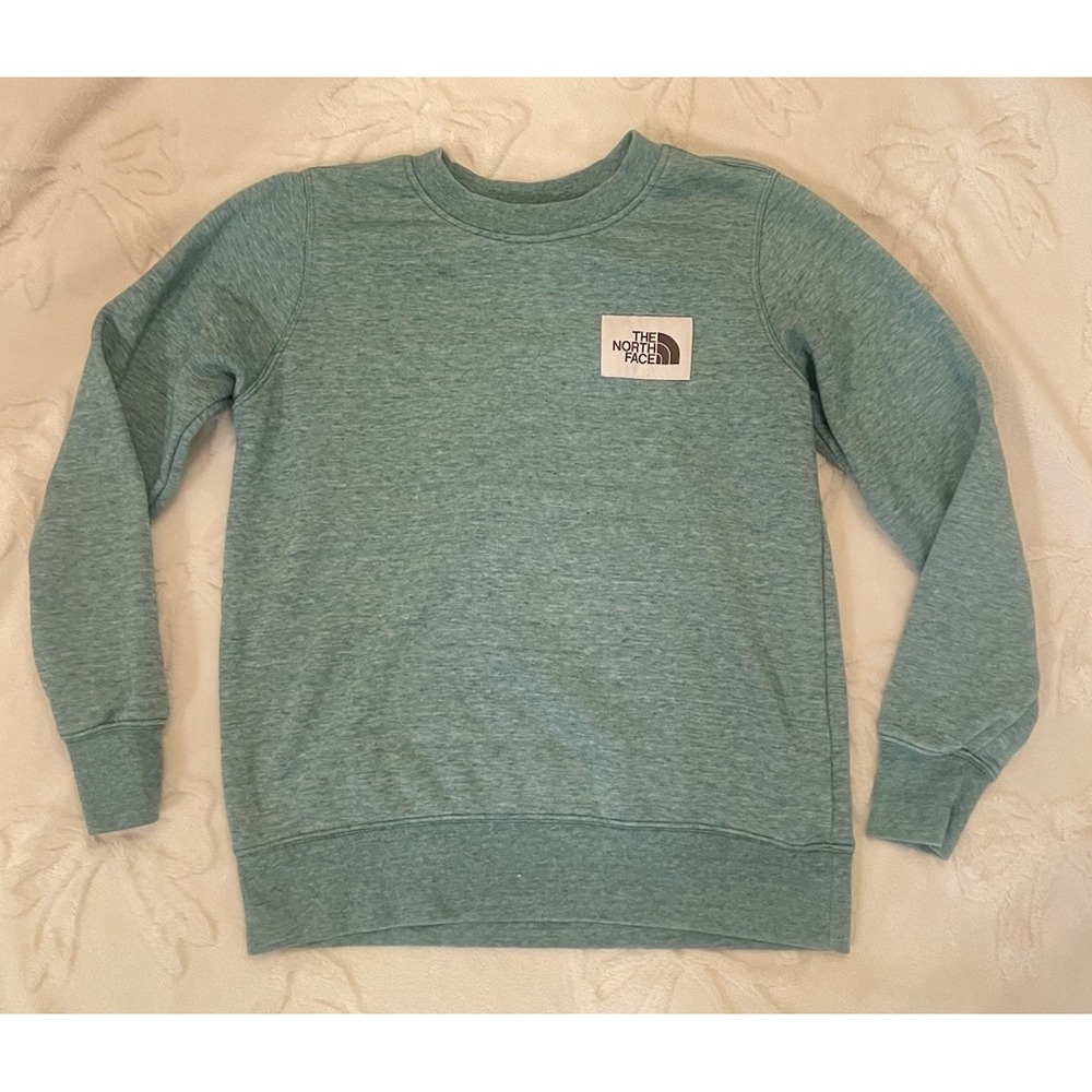 The North Face Women's Small Green Fleece Crewneck Sweatshirt Pullover